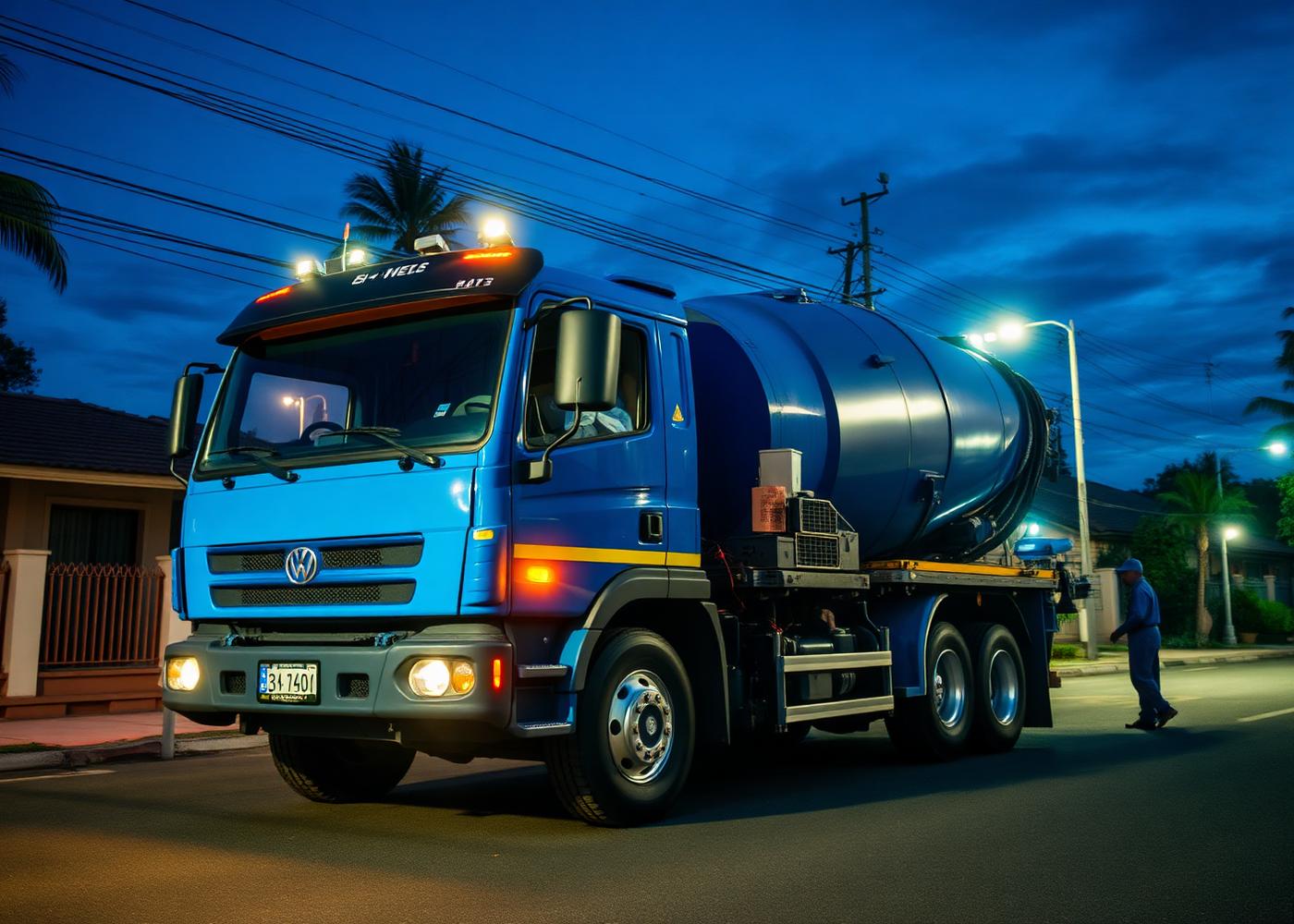 Frota de caminhões auto-vácuo da Desentupidora Turbo em Belo Horizonte